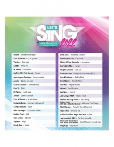 Let's Sing 2022 + 1 Micro - Hits...