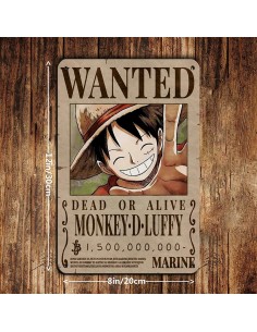 PLAQUE METAL - ONE PIECE... 2