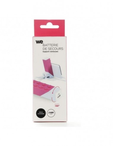 Batterie De Secours - Rose 2600 MAH