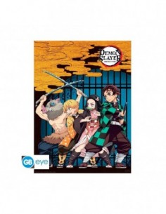 Poster Demon Slayer - Groupe