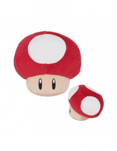 PELUCHE SUPER MARIO - CHAMPIGNON ROUGE