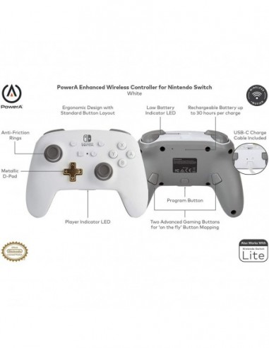 Manette Switch Sans fil Pour Switch -...