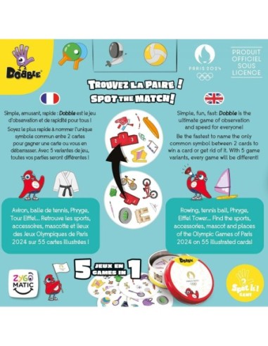 Dobble - Jeux Olympiques Paris 2024