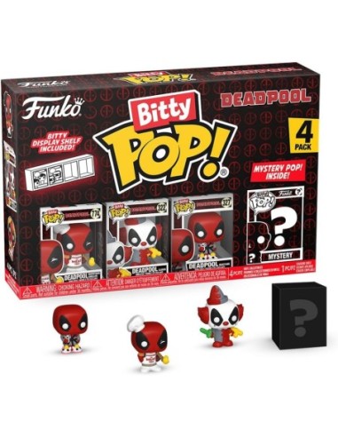 Bitty Pop Deadpool 4 Pack 2.5Cm - BBQ...