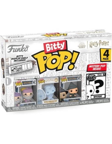 Bitty Pop Harry Potter 4 Pack 2.5Cm -...