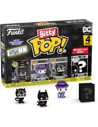Bitty Pop DC 4 Pack 2.5Cm - Batman 85th
