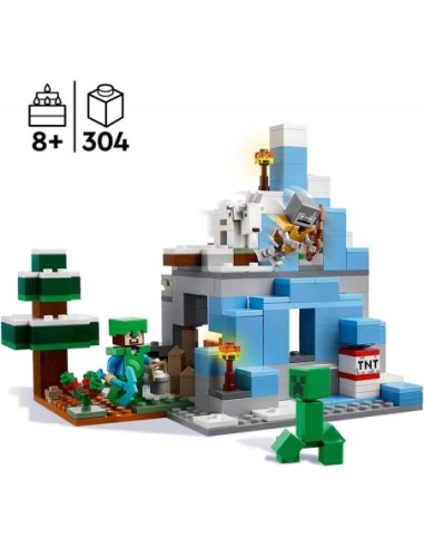 LEGO 21243 Minecraft - Les Pics Geles