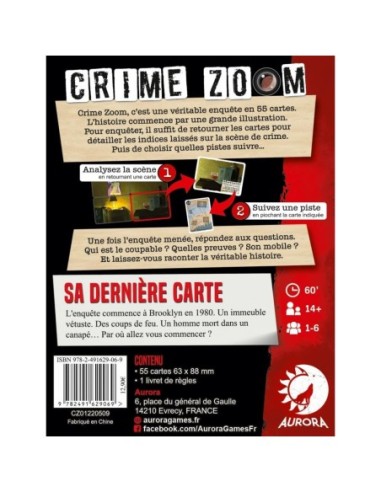 Crime Zoom - Sa Derniere Carte