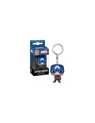 Porte Cle Pocket Pop Marvel - Captain...
