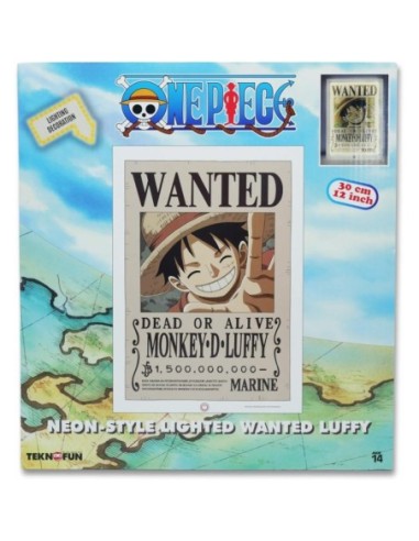 Neon Mural Led 30 Cm - One Piece - Luffy