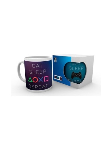MUG PLAYSTATION - EAT, SLEEP, REPEAT...