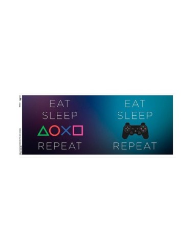MUG PLAYSTATION - EAT, SLEEP, REPEAT...