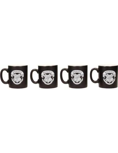 Pack 4 Espresso Mugs Harry Potter -...