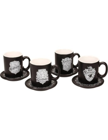 Pack 4 Espresso Mugs Harry Potter -...