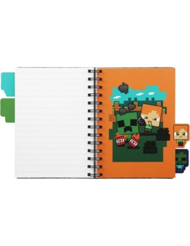 Notebook Minecraft A5 avec intercalaires