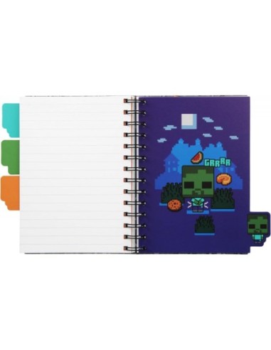 Notebook Minecraft A5 avec intercalaires