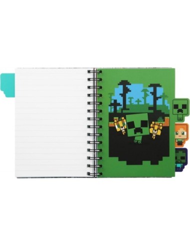 Notebook Minecraft A5 avec intercalaires