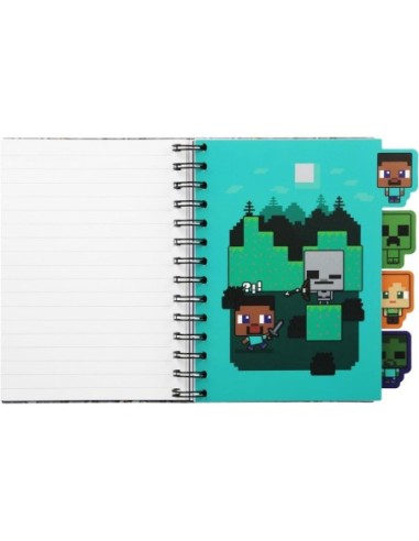 Notebook Minecraft A5 avec intercalaires