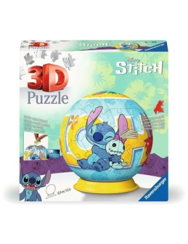 Puzzle 3D Rond Lilo & Stitch - Stitch...