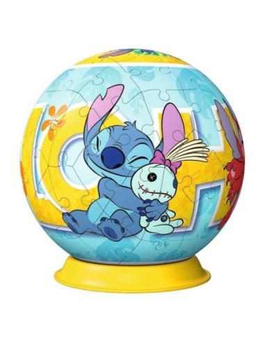 Puzzle 3D Rond Lilo & Stitch - Stitch...