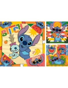 Puzzle Disney - Stitch 3X49... 2