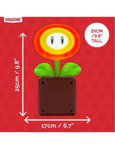 Lampe Super Mario - Fire Flower 27CM