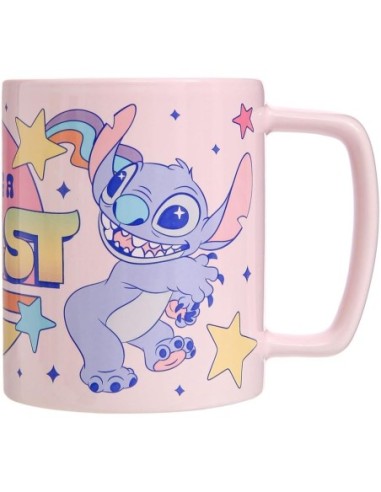 Fuzzy Mug Stitch - Lilo & Stitch 440 Ml