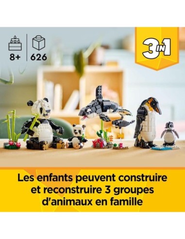 Lego 31165 Creator 3 en 1 - Animaux...