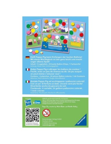 Mini Jeu Peppa Pigs - Ballons Colorés