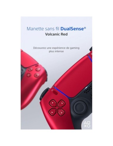Manette PS5 Dualsence - Volcanic Red
