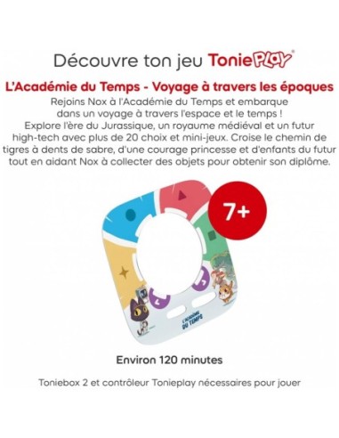 Coffret ToniePlay - L'Academie Du Temps