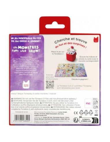 Coffret ToniePlay - Les Monstes Font...