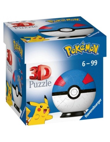 Puzzle 3D Pokemon - Super Ball 54P