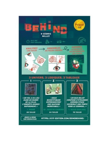 Behind