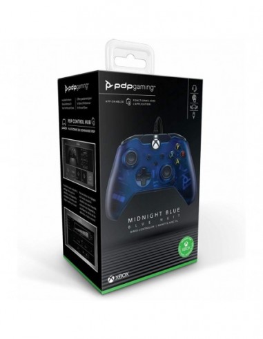 Manette PDP Xbox Filaire - Midnight Blue
