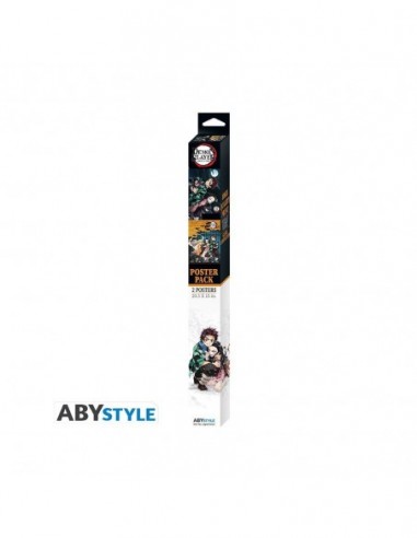 DEMON SLAYER - SET 2 CHIBI POSTERS -...