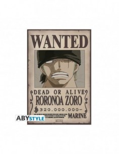 POSTER ONE PIECE - WANTED ZORO